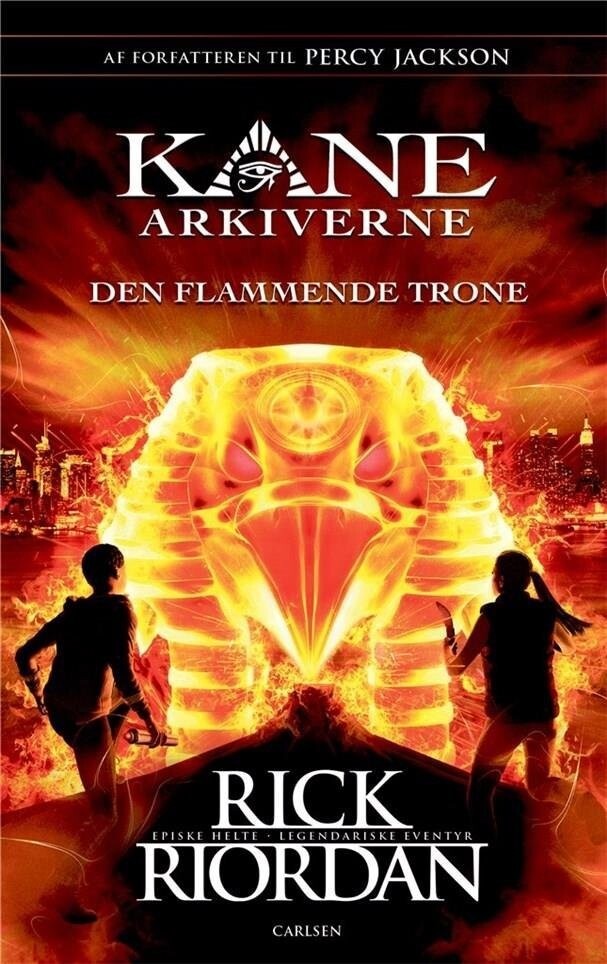 Forsiden af Den flammende trone