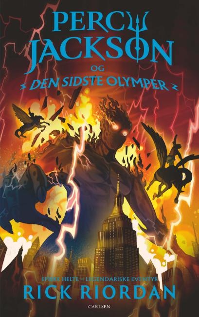 Forsiden af Percy Jackson og den sidste olymper