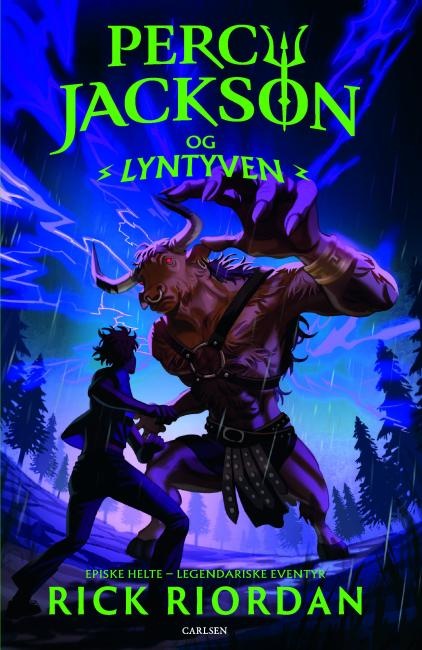Forsiden af Percy Jackson og lyntyven