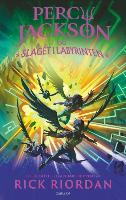 Forsiden af Percy Jackson og slaget i labyrinten
