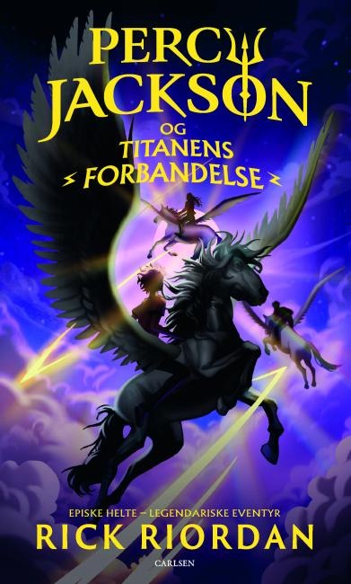 Forsiden af Percy Jackson og titanens forbandelse